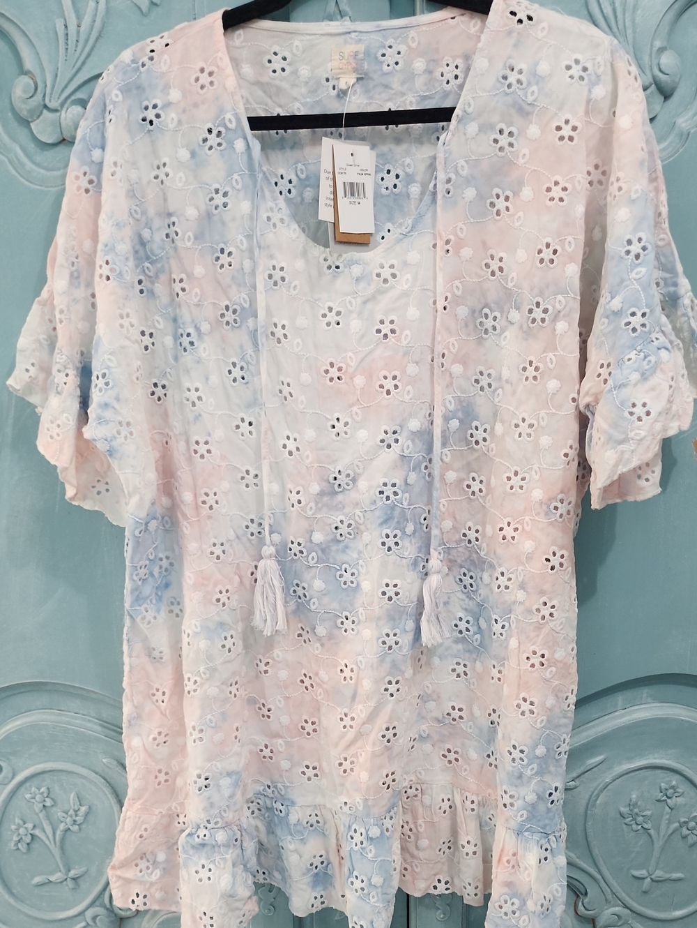 Surf Gypsy Tunic Cover Up Tie Dye NWT